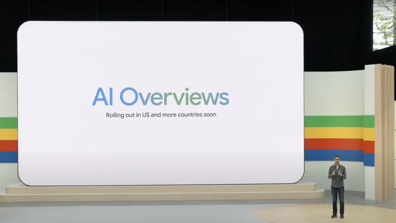 AI Overviews presentazione Google I/O 2024 fonte Google