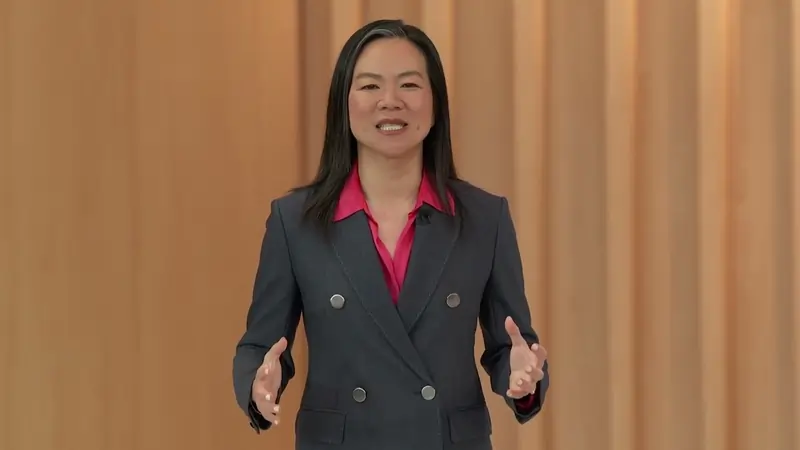 Sissie Hsiao, vice presidente Gemini di Google, foto screenshot youtube