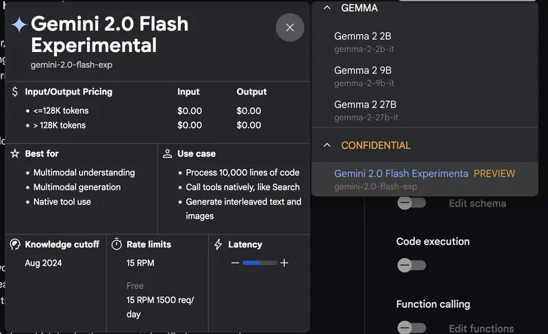 Gemini 2.0 Flash immagine su come appare fonte Reddit