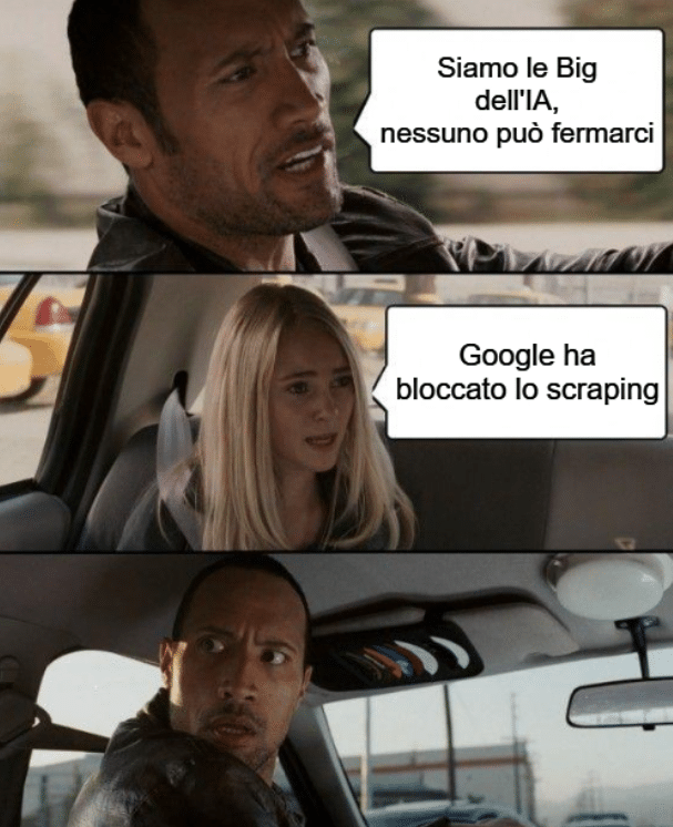 meme divertente su Google impone JavaScript: la strategia nascosta per dominare l'intelligenza artificiale