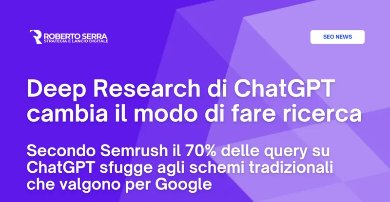 Deep Research di ChatGPT cambia il modo di fare ricerca