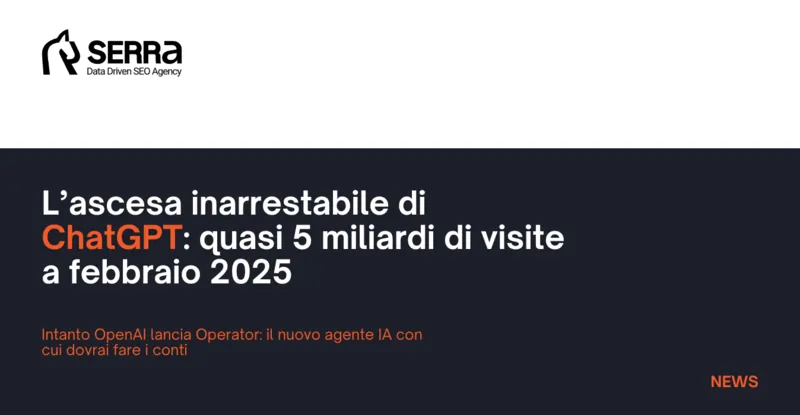 L’ascesa inarrestabile di ChatGPT: quasi 5 miliardi di visite a febbraio 2025