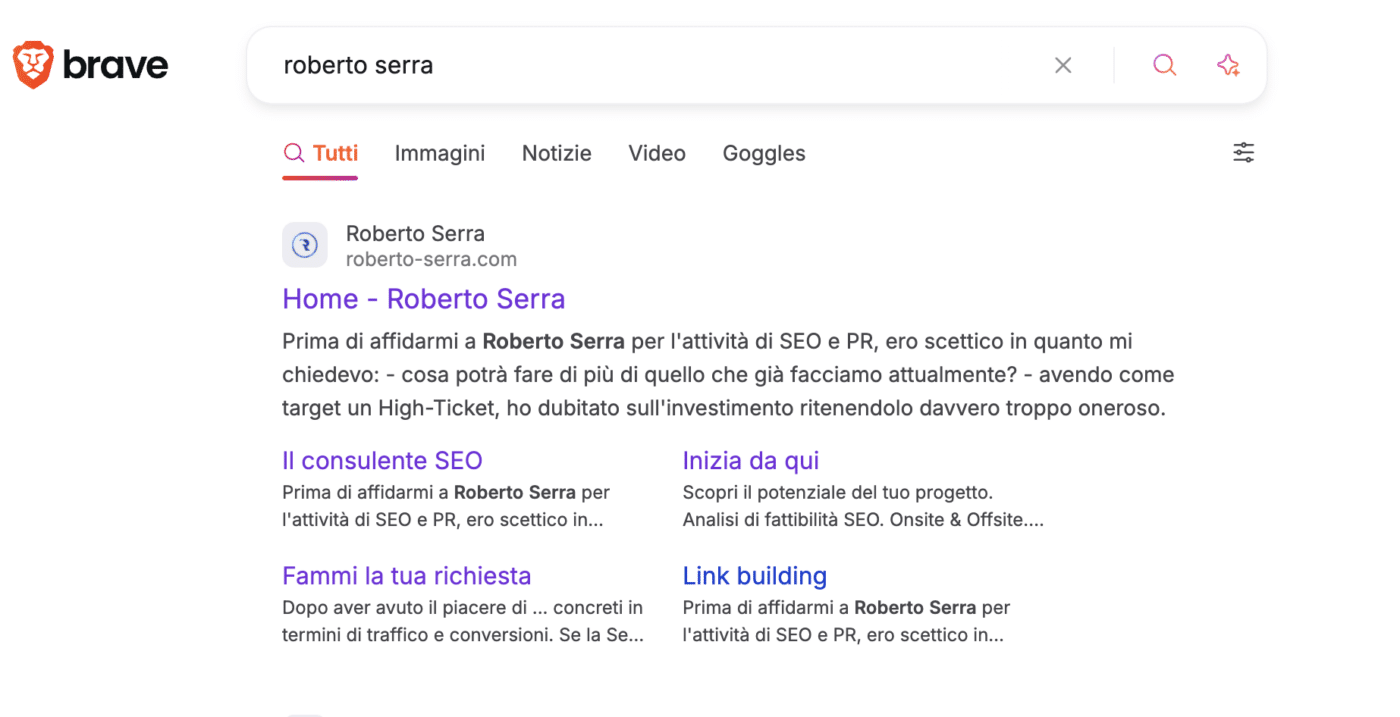 Brave Search come motore di ricerca alternativo a Google