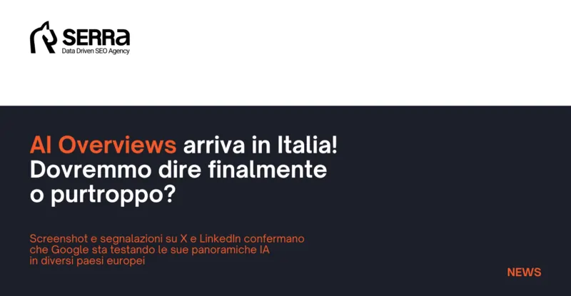 AI Overviews arriva in Italia (finalmente o purtroppo?)